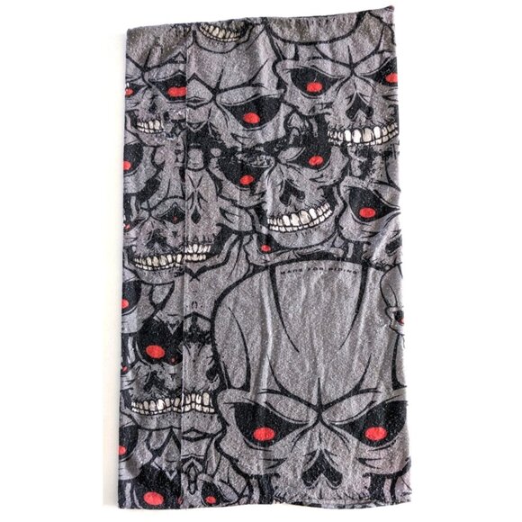 Lot Of 3 Neck Gaiters Tube Neckerchief Skull Race Cycling Lightweight Knit - Picture 3 of 15